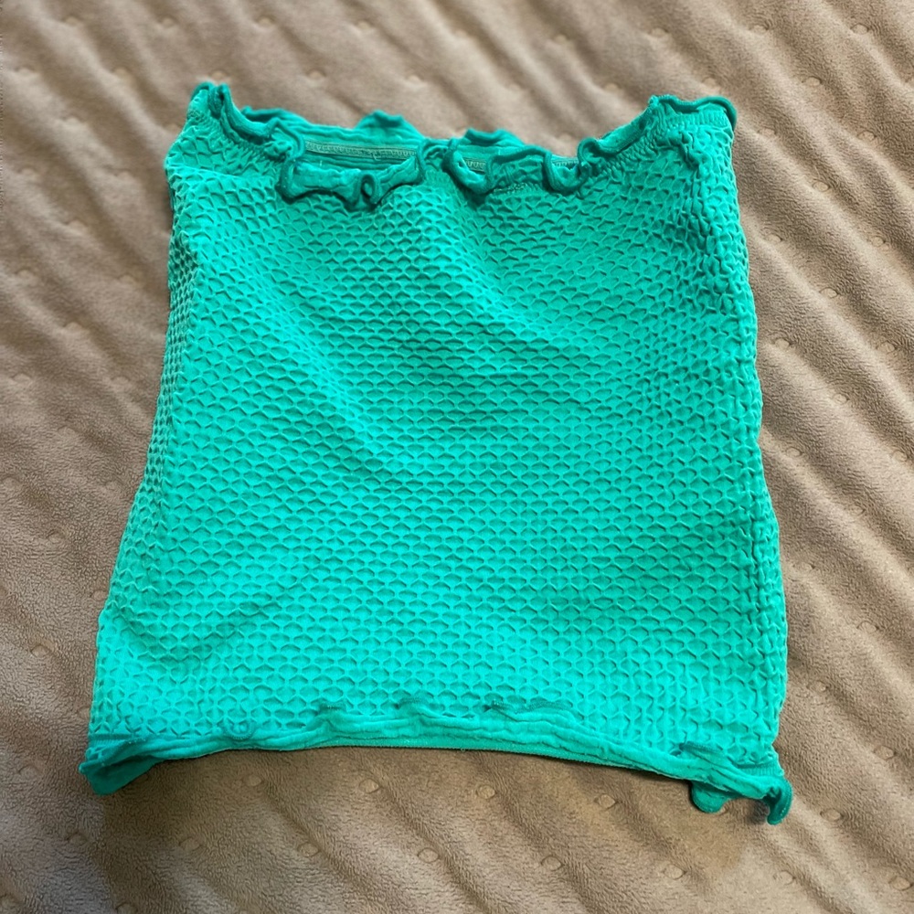 Cotton Candy turquoise XS tube top